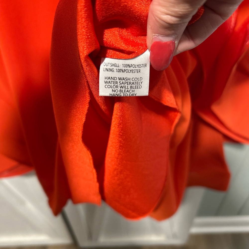 Gracia NWT Fabulous Orange Mini Dress - Picture 11 of 13